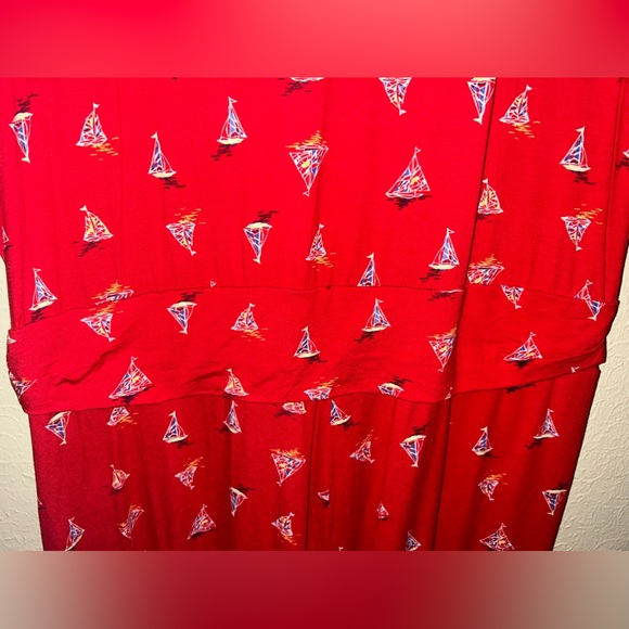 Avon sail boat dress - size 1X - Picture 6 of 6